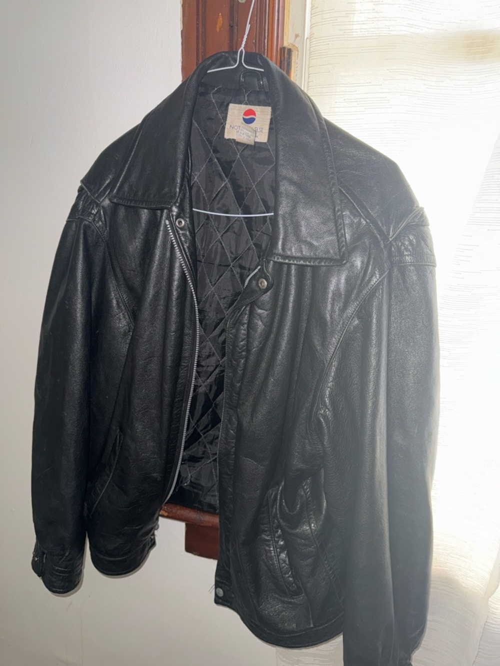 Nothing Else Is A Pepsi leather jacket